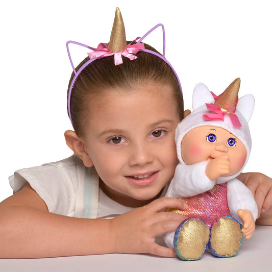 Cabbage Patch Kids CPK Me 9-Inch Sparkle Unicorn Doll ready for cuddles and imaginative play.