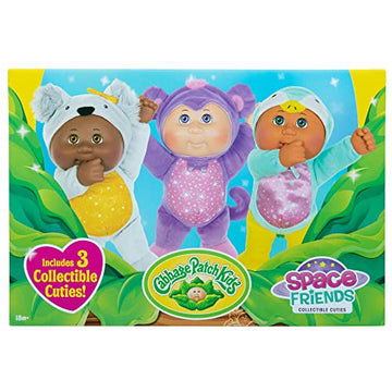Cabbage Patch Kids Space Friends 3-pack Pluto Penguin back view supports collectability and display
