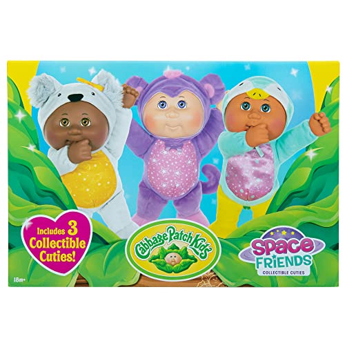 Cabbage Patch Kids Space Friends 3-pack Pluto Penguin back view supports collectability and display