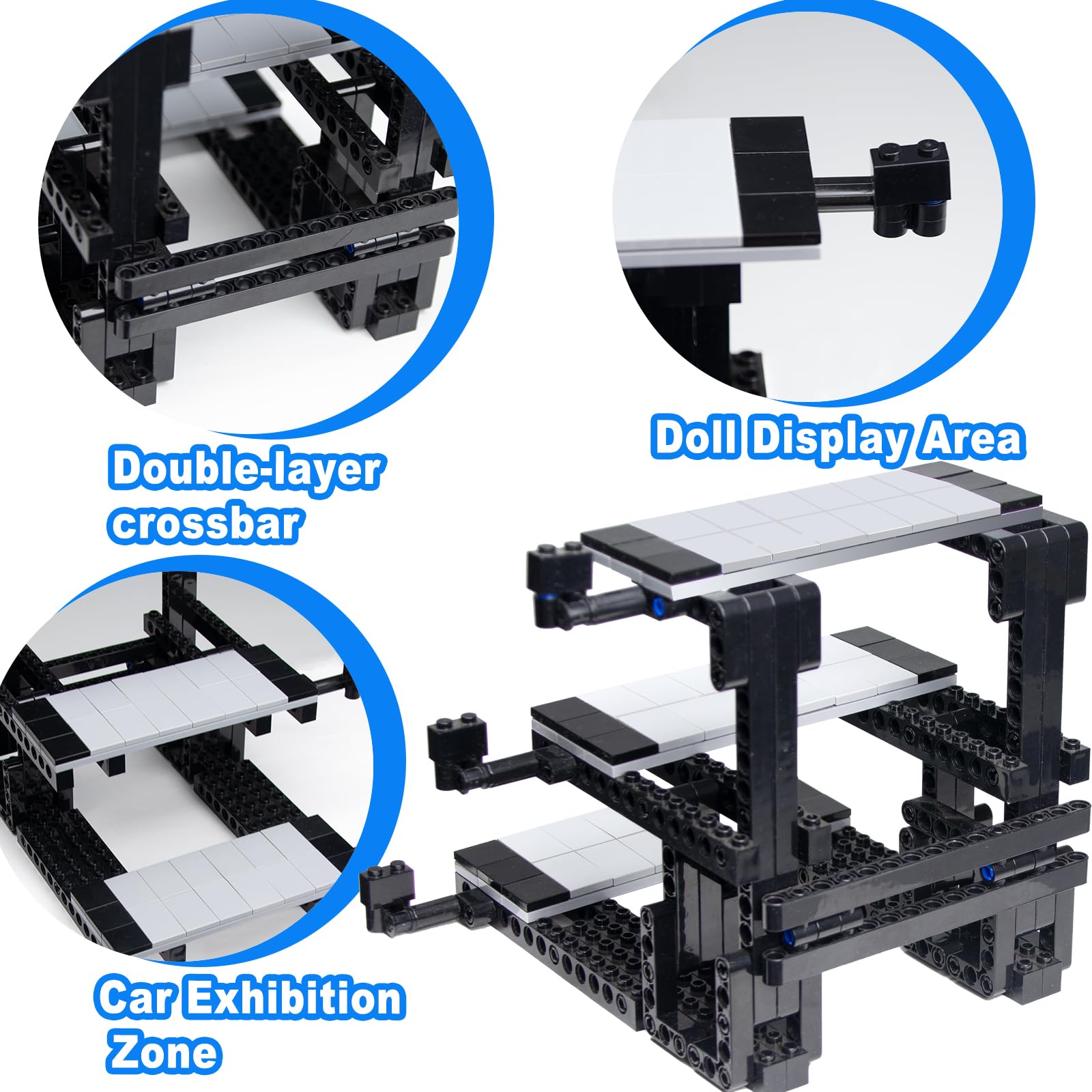 Premium ABS plastic with rounded edges protects your models on Cabeeskii stand