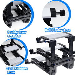Premium ABS plastic with rounded edges protects your models on Cabeeskii stand