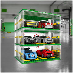 Cabeeskii Speed Champions-compatible building blocks set for creative display.