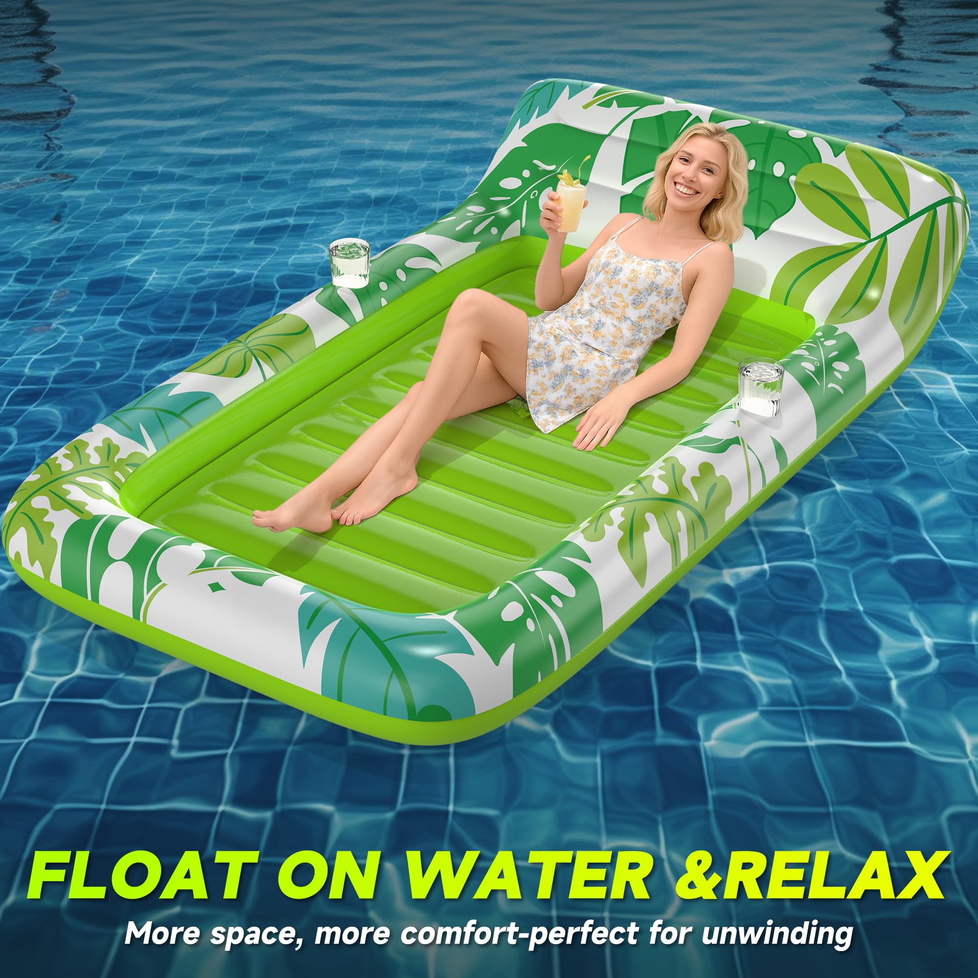 CACSPS ergonomic pillow neck support boosts comfort during poolside lounging.