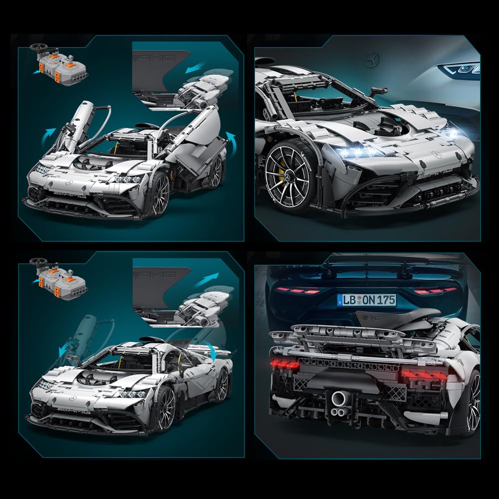 CaDA C61503W Mercedes-AMG One detailed interior cockpit for realistic display