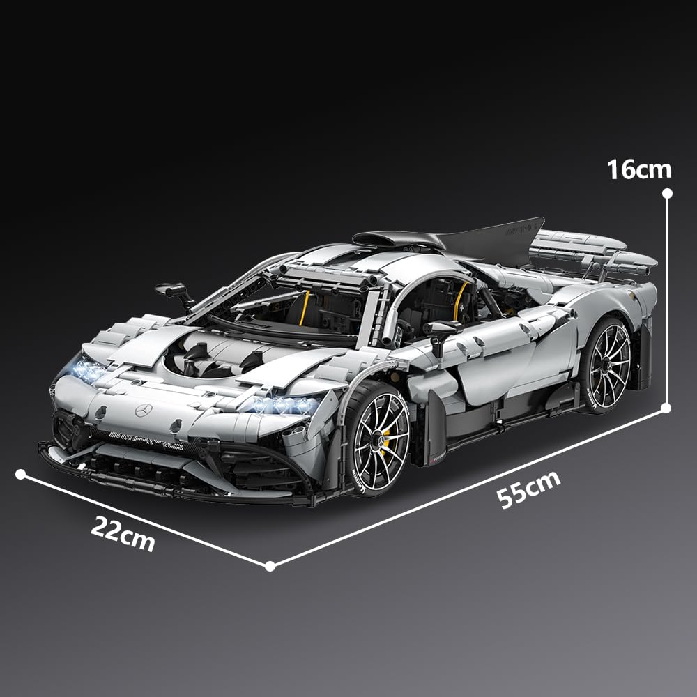 CaDA C61503W Mercedes-AMG One model dimensions help plan display space