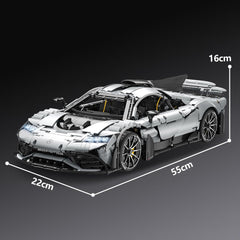 CaDA C61503W Mercedes-AMG One model dimensions help plan display space