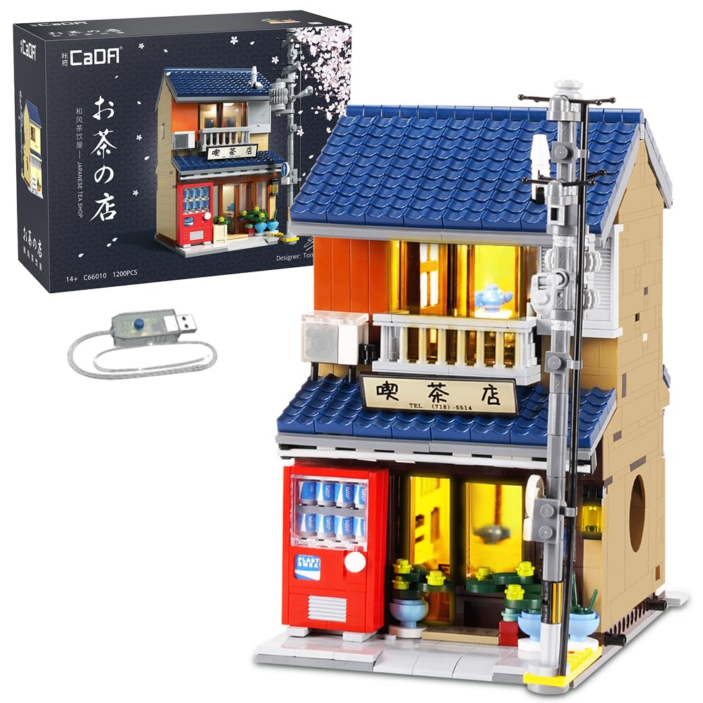 CaDA Japanese Style Tea House exterior view showcasing authentic street-shop charm for display