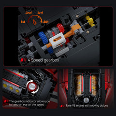 CaDA Master C61043W door open shot emphasizes interactive opening features.