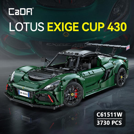 CaDA Master C61511W hood vents detail for race‑inspired look