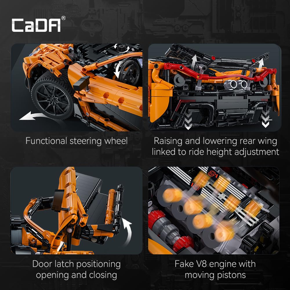 CaDA Master C61513W Assassin XR removable chassis reveals four-wheel drive system