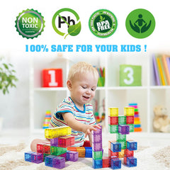Colorful Caferria blocks spread out to support sorting and counting activities.