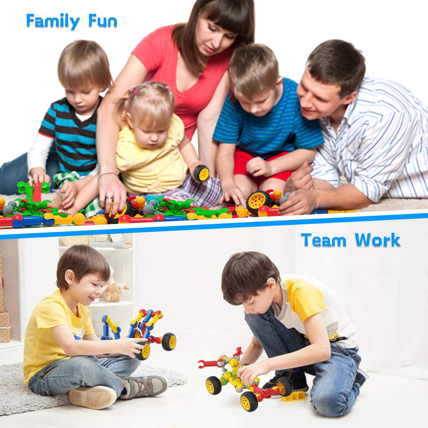 Caferria Dinosaur Construction Blocks – imaginative play builds early engineering skills.