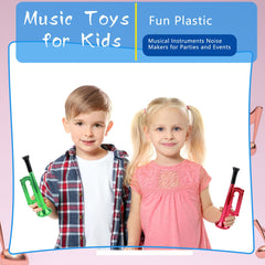 Cagemoga 18-pack kid trumpet red engages kids in games and performances