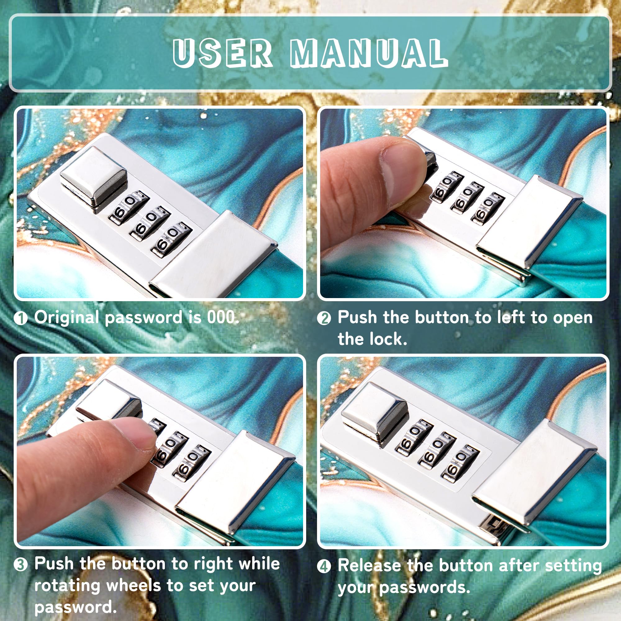 CAGIE gift ready locked diary ideal for girls on holidays.