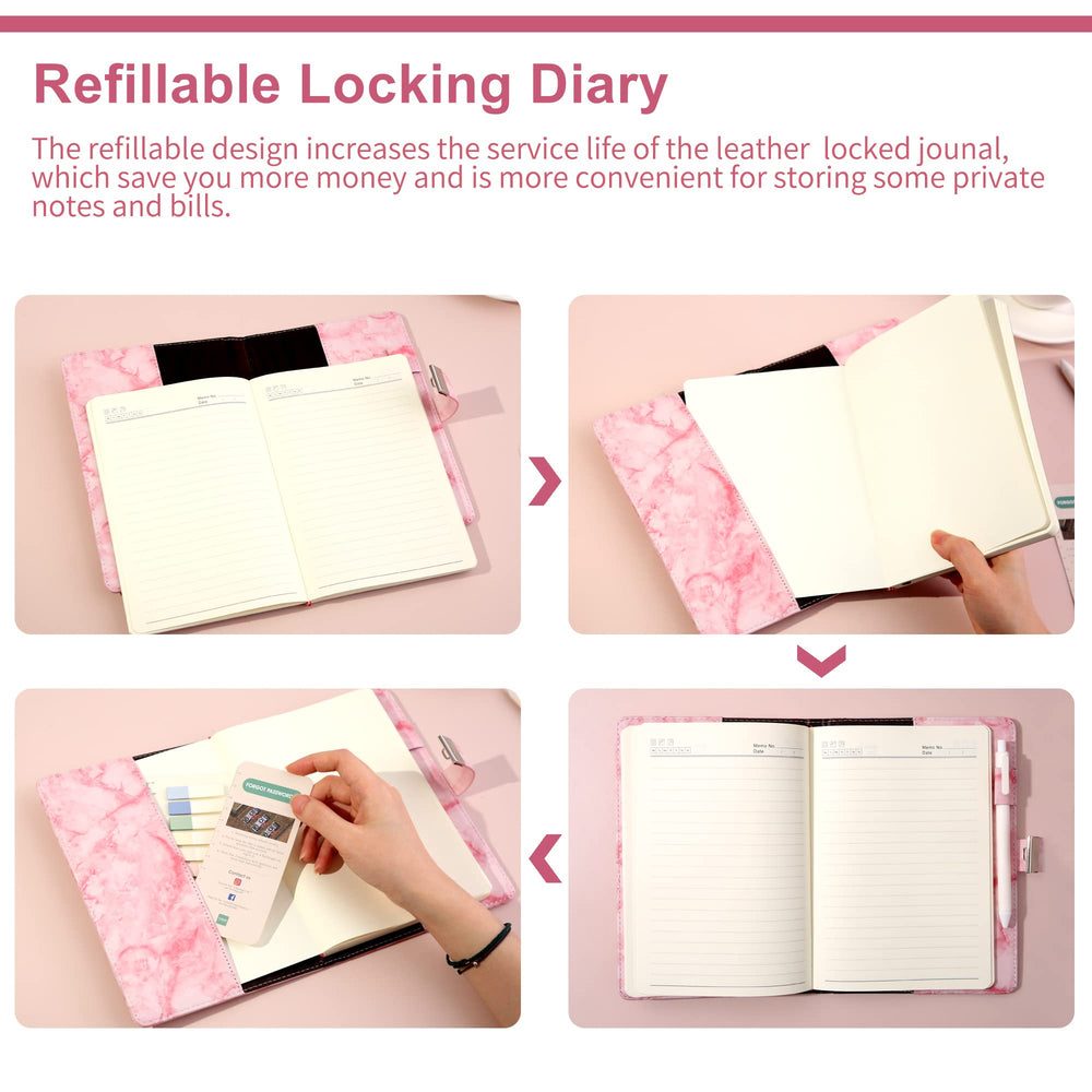 CAGIE luxurious waterproof PU leather cover protects pages in any weather.