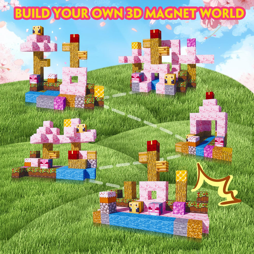 Cagwulle idea booklet and storage bag help guide play and keep pieces tidy.