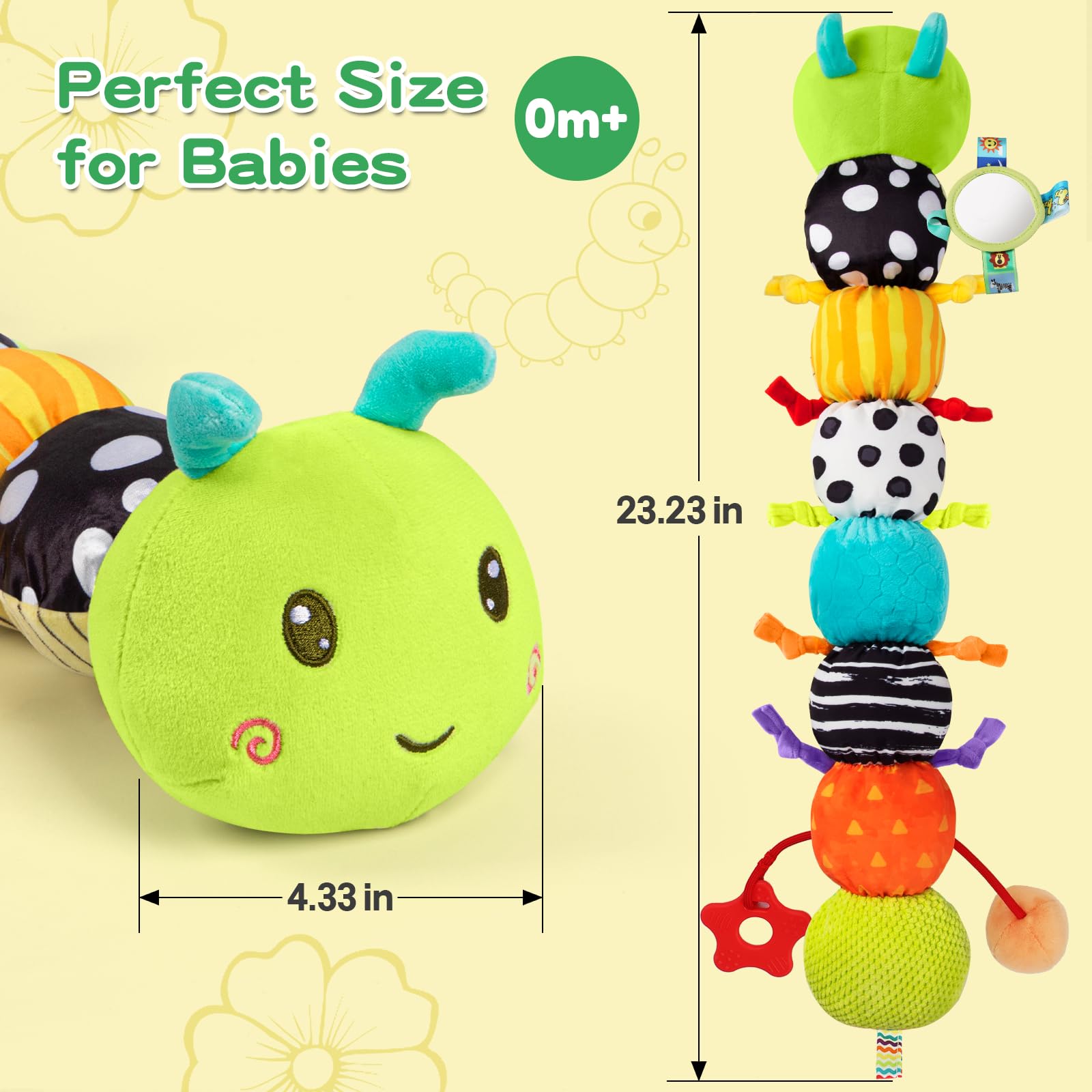 CAHILON baby gift set caterpillar plush makes a thoughtful shower gift.