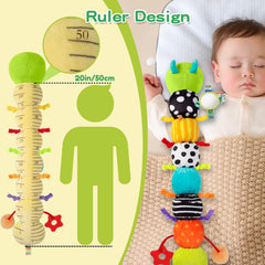 CAHILON crib and stroller friendly caterpillar toy for on-the-move entertainment.