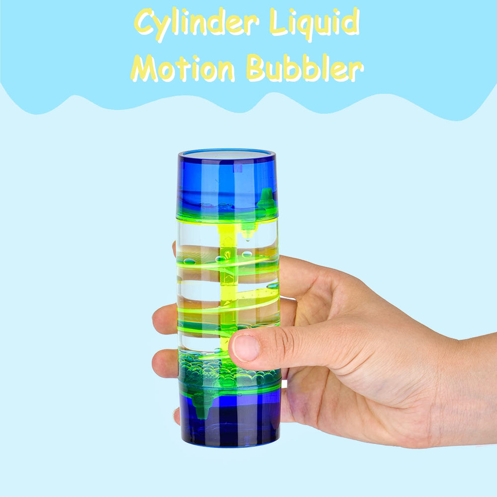 CAILINK Liquid Motion Bubbler delivers colorful flow for soothing visual stimulation.