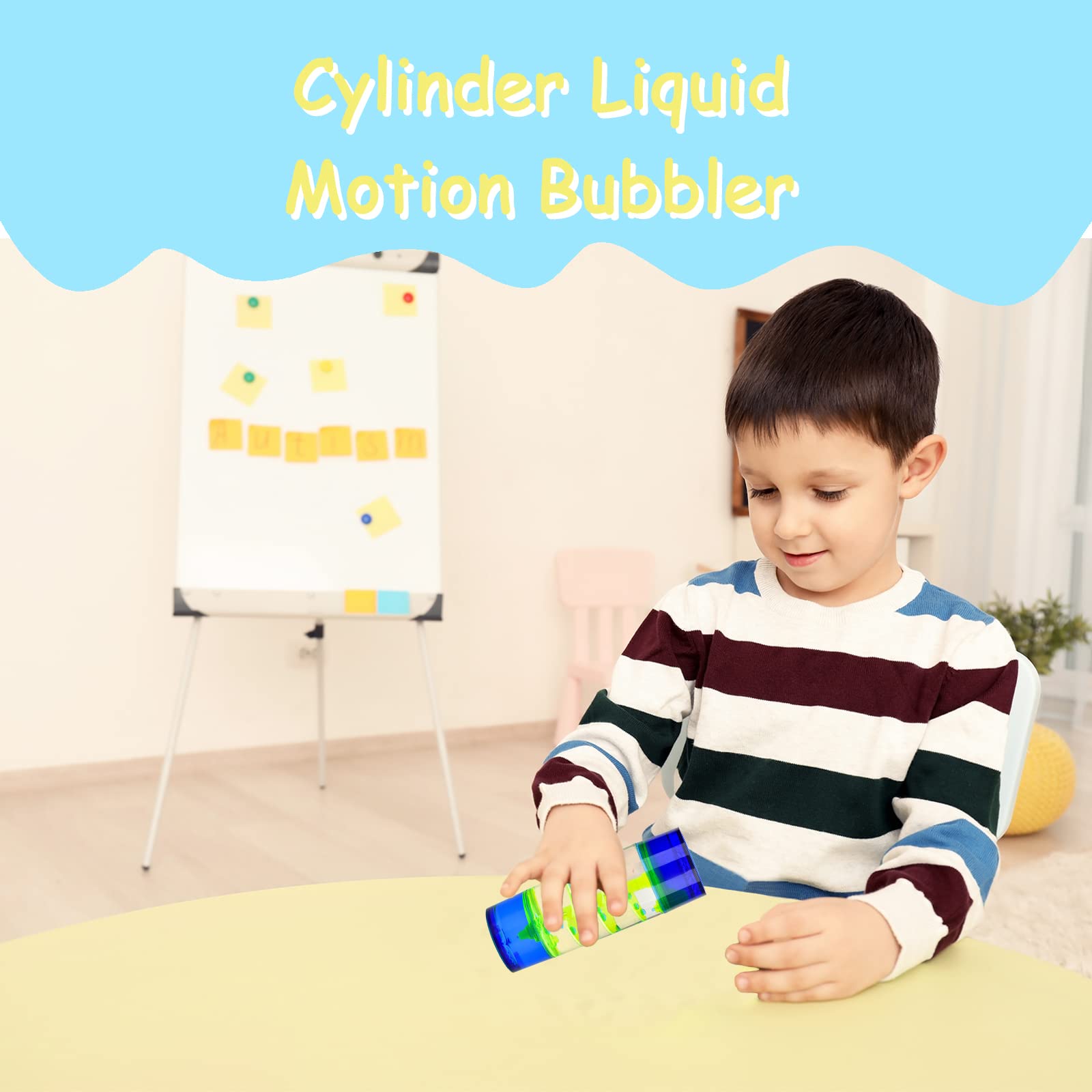 CAILINK Liquid Motion Bubbler offers a kid friendly sensory toy for calm play.