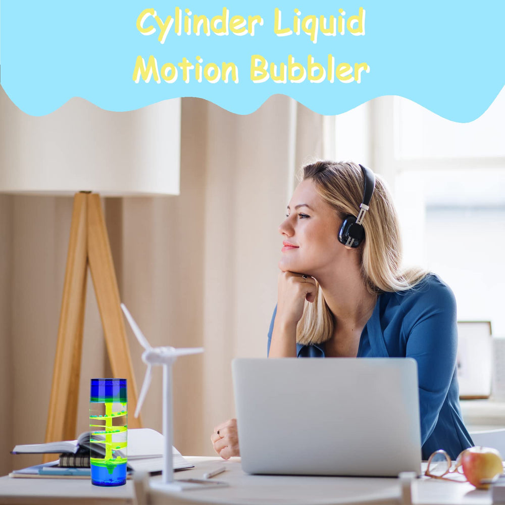 CAILINK Liquid Motion Bubbler serves as desk decor that helps concentrate.