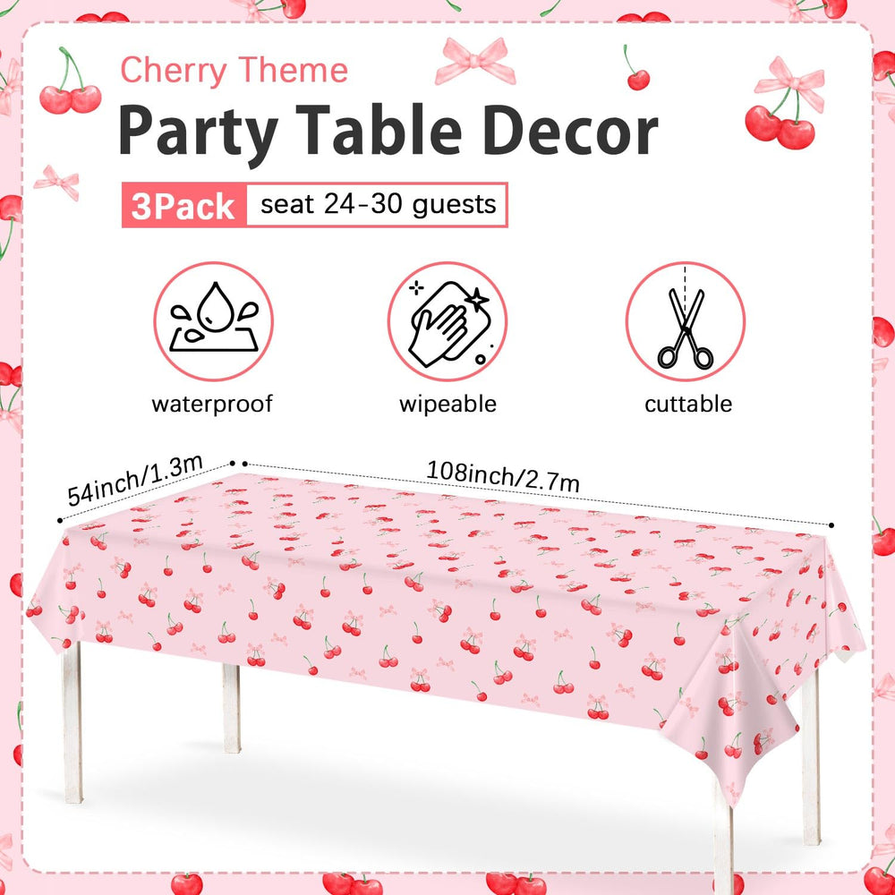 Caisehabu tablecloth on dining table protects surfaces while adding color.