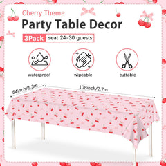 Caisehabu tablecloth on dining table protects surfaces while adding color.