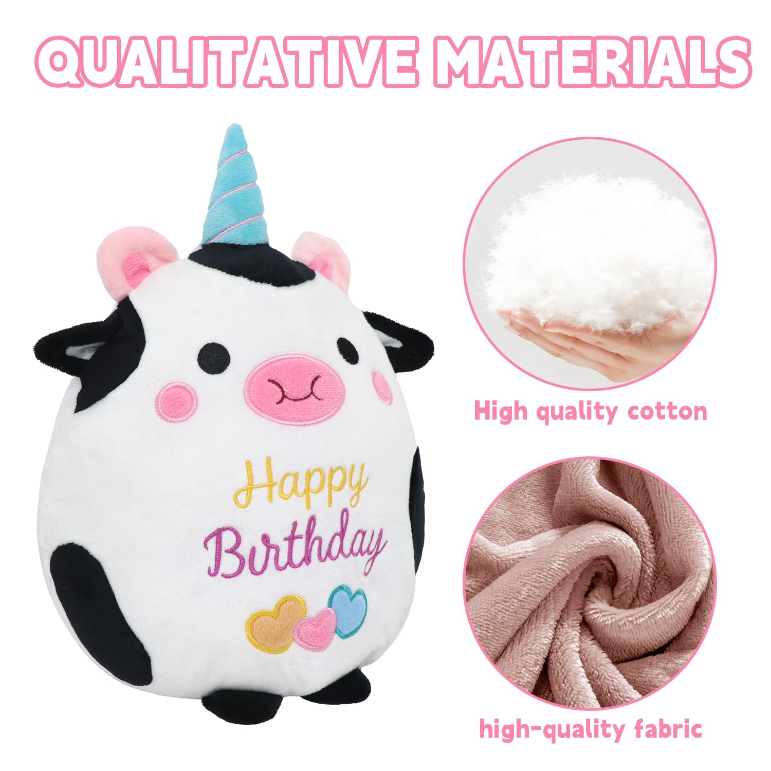 CAIYUEGG birthday hat plush ideal for party decor and photos.