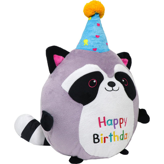 CAIYUEGG 10 inch raccoon plush toy, soft cuddle companion for kids