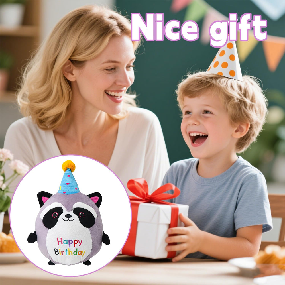 CAIYUEGG raccoon plush gift packaging idea for celebrations