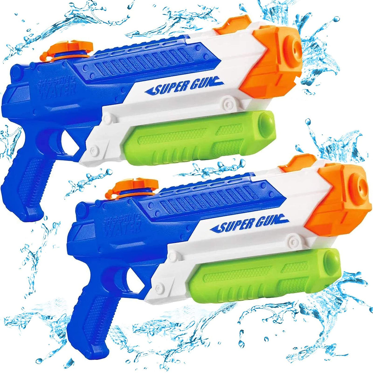 Cakuni water guns 14in blue 1000cc, ideal for long-lasting pool battles.