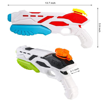 Cakuni water guns at the beach day for family fun.