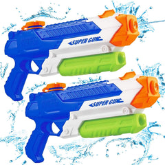 Cakuni 2-pack water guns in front view, ready for backyard battles.