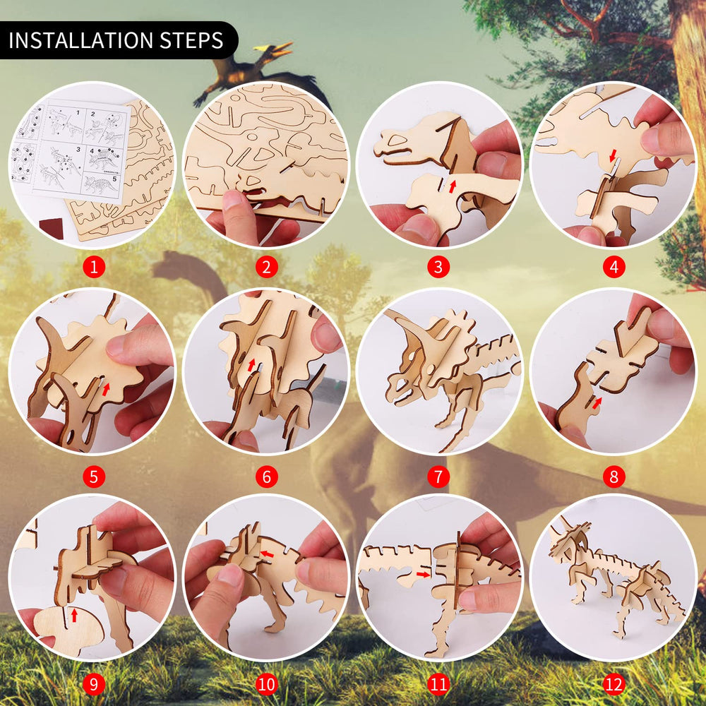 Calary 3D puzzle for kids: safe boards offer tactile building