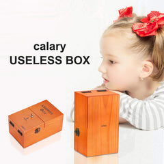 Calary Useless Box makes a stylish office gift with a playful twist.