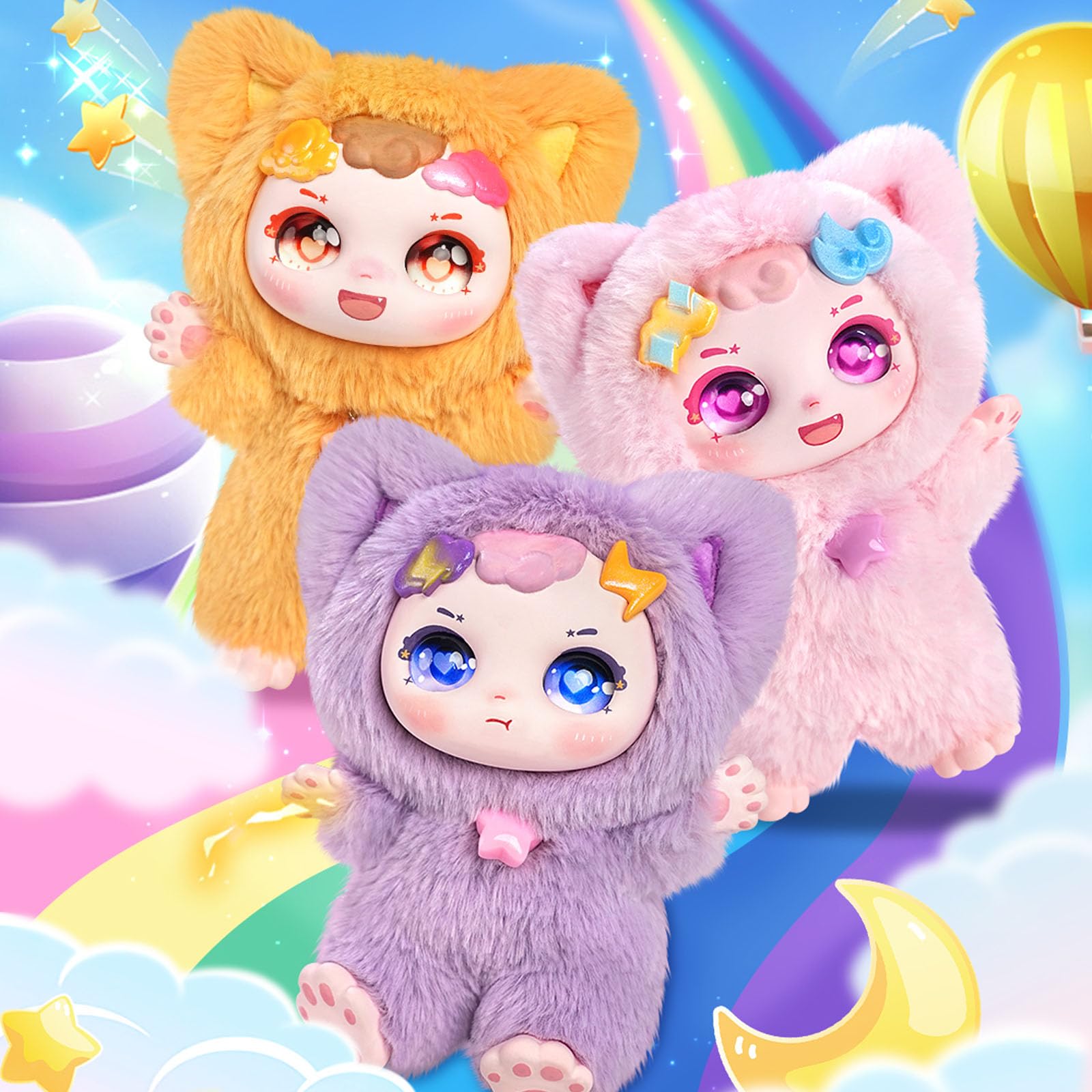 CALEMBOU 17cm plush figure, compact size for easy carry.