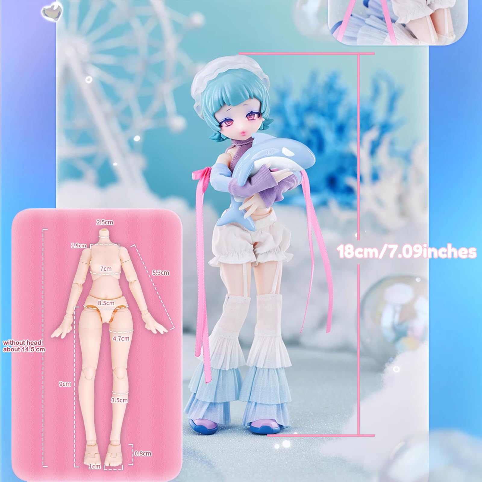 CALEMBOU Eve Lynna accessories and interchangeable outfits for styling.