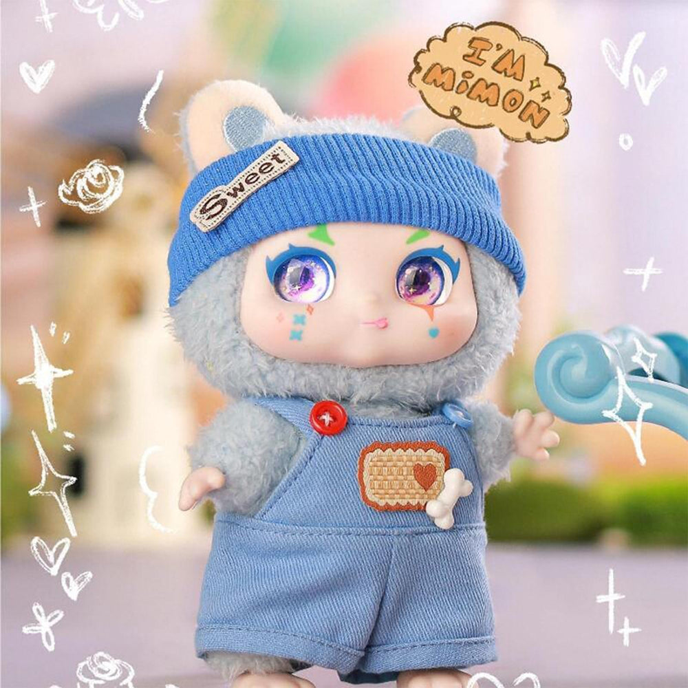 CALEMBOU Kimmon Mimon plush with metal ring for easy on-the-go carrying.