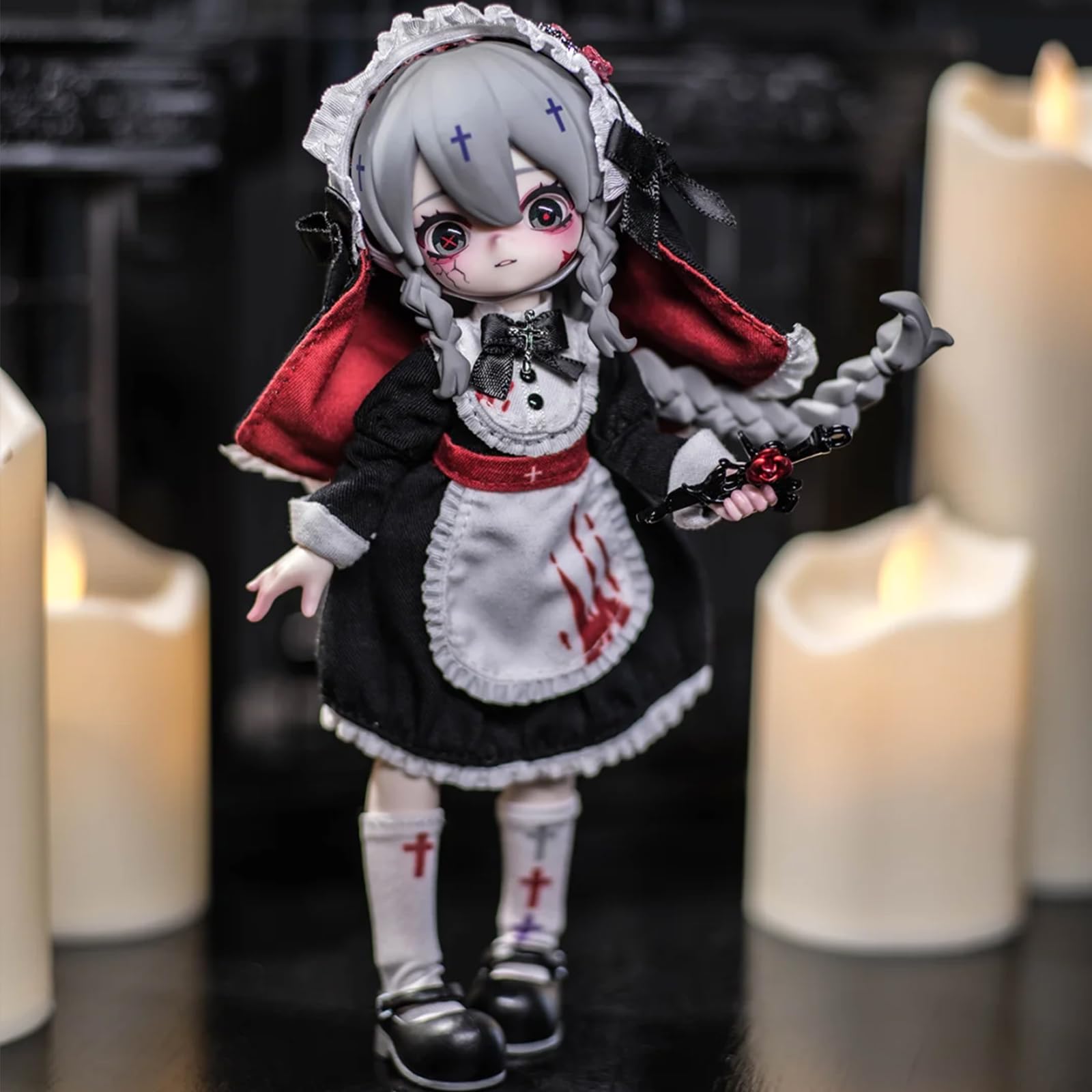 CALEMBOU Nyssa premium resin skin and fine fabrics for collector display.