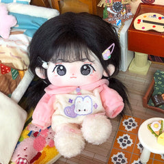 Calembo Plush Doll close-up fabric reveals soft cotton texture