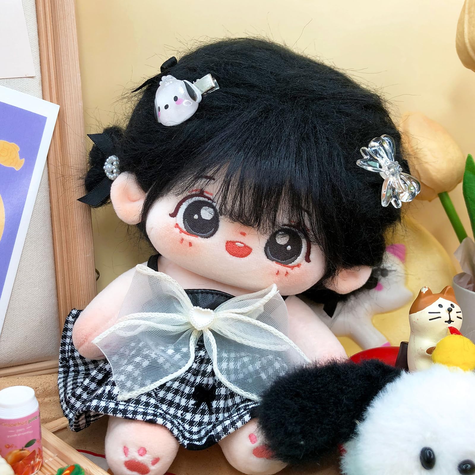 CALEMBOU plush doll hair styling options invite personal creativity.