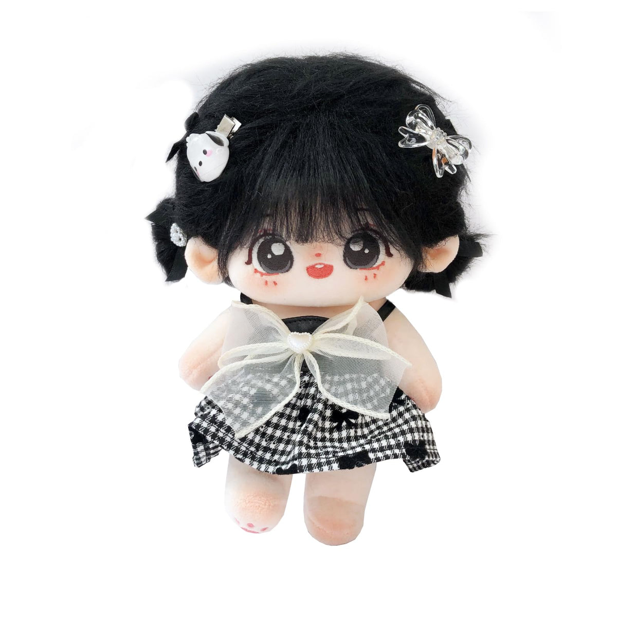 CALEMBOU plush doll with skeleton design for creative pretend play and decorative display.
