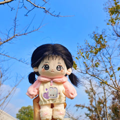 Calembo Plush Doll wardrobe showcases outfits for 20cm dolls