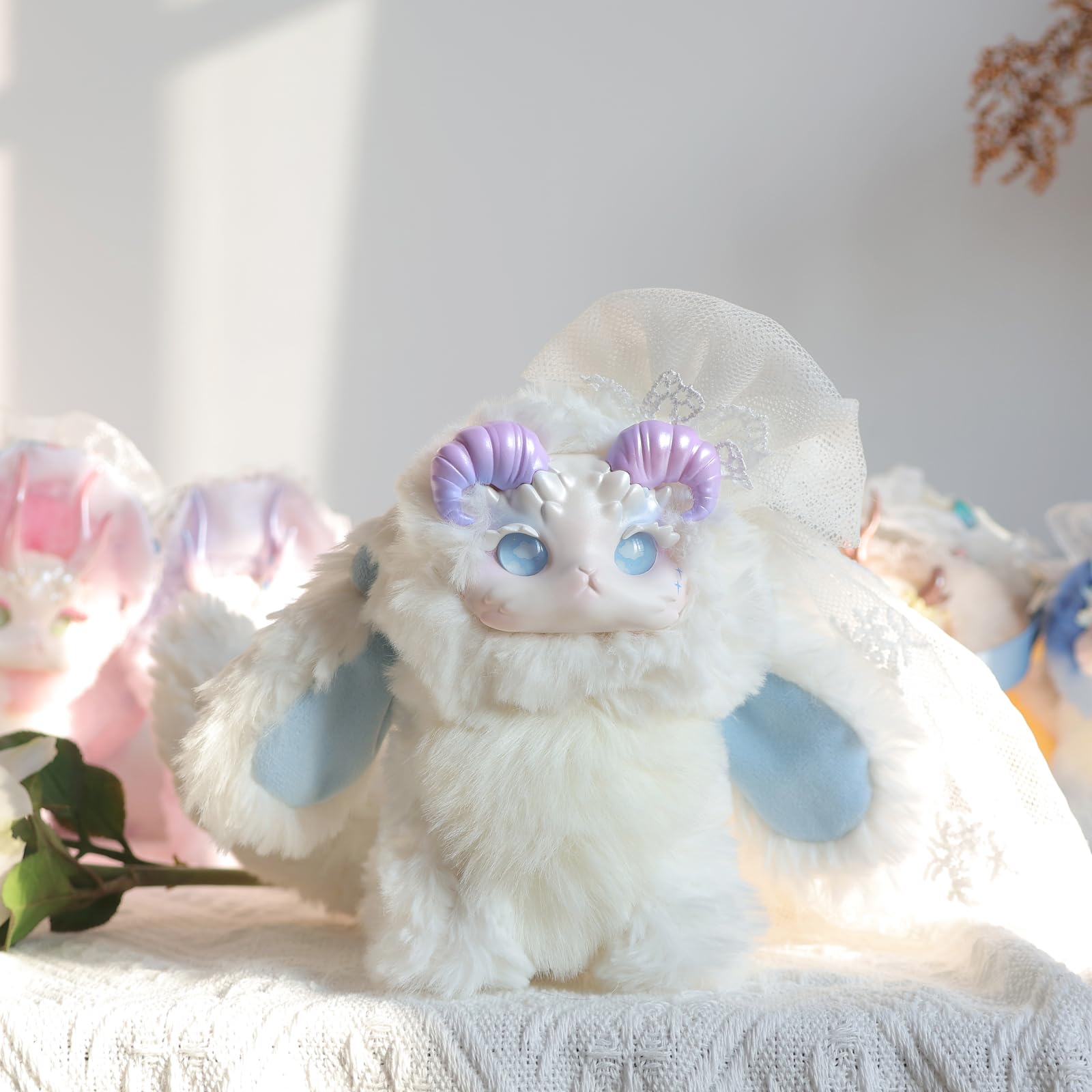 CALEMBOU fantasy forest tea series plush on shelf or desk