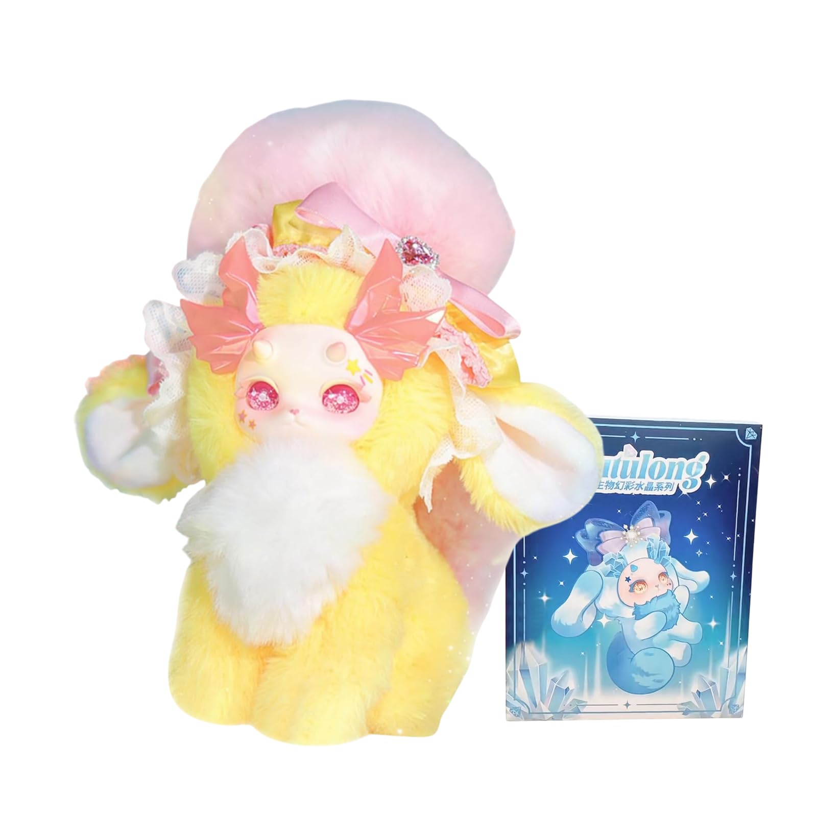 CALEMBOU plush blind box from Crystal Illusion series featuring a mystery dragon figure.