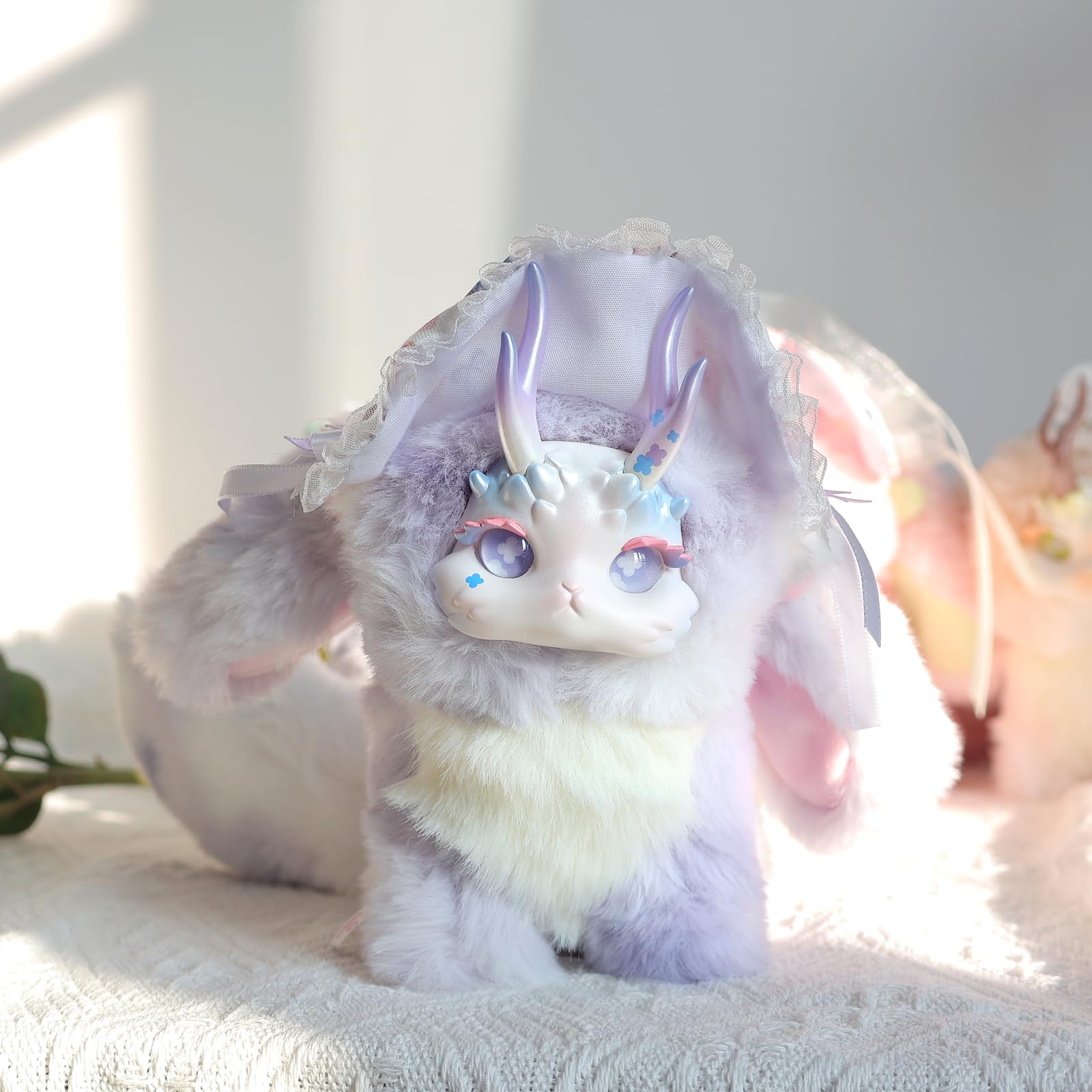 CALEMBOU plush dragon doll highlighting fantasy forest design