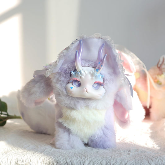 CALEMBOU plush dragon doll highlighting fantasy forest design