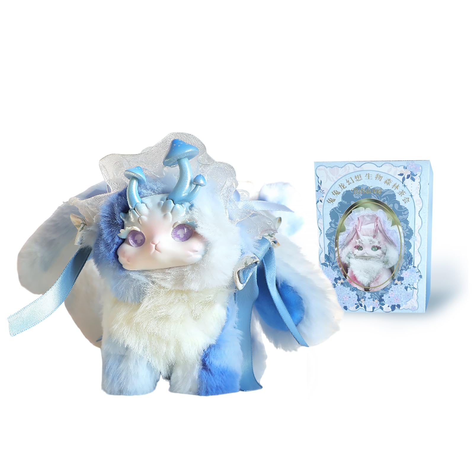 CALEMBOU plush rabbit doll with soft cotton texture for display