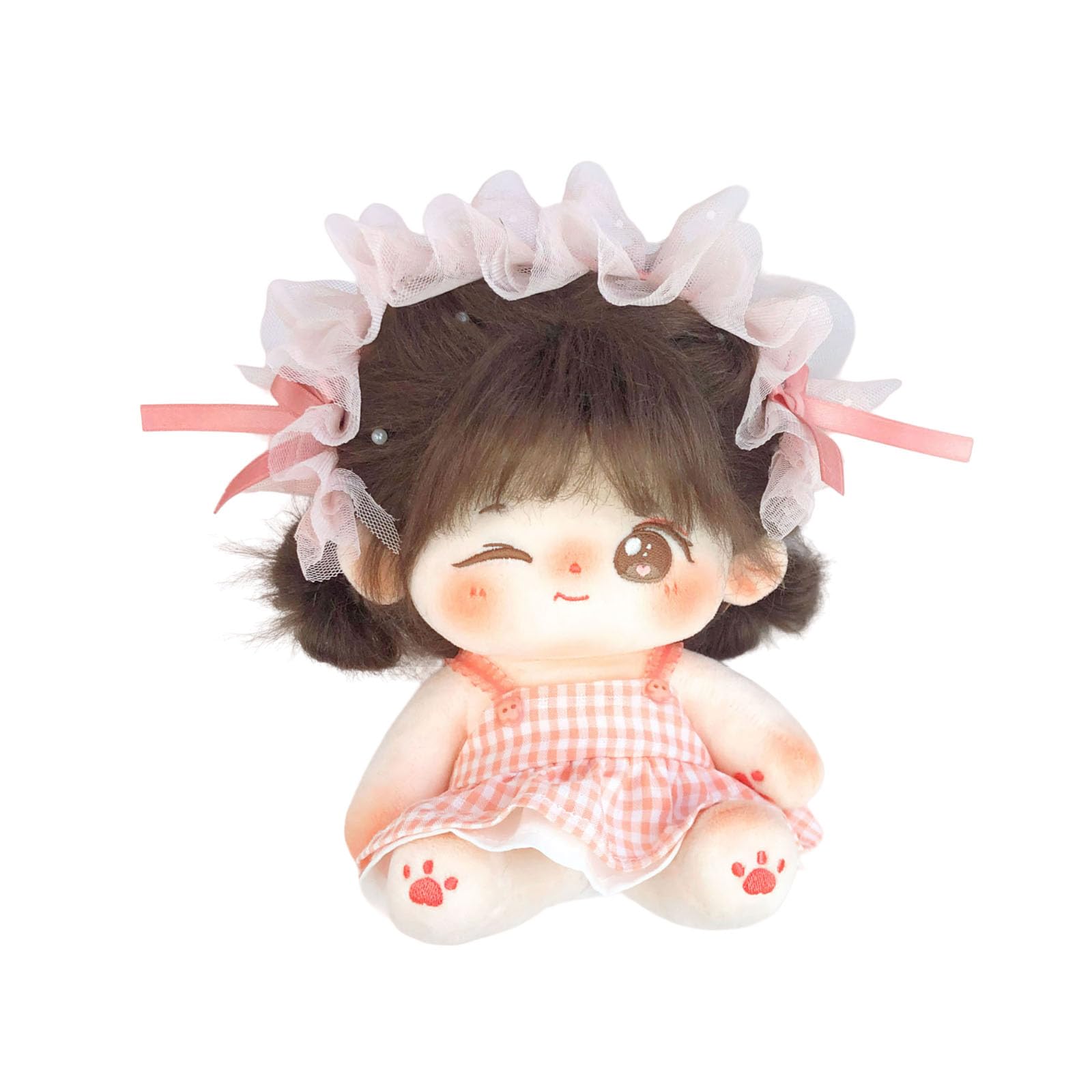 Calembou Winkii plush doll hair-styling close-up for creative looks