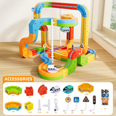 CalfQueen KlickRail loop-360 image highlighting the 360-degree loop feature for dynamic play